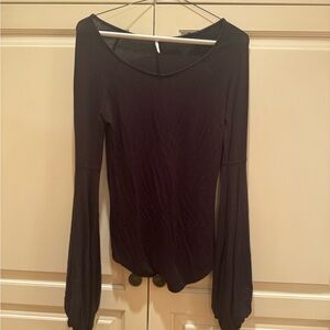 Free People Bell Sleeve Shirt